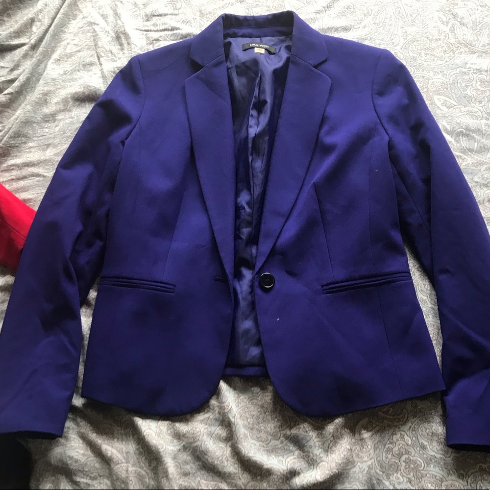 Women’s blue blazer